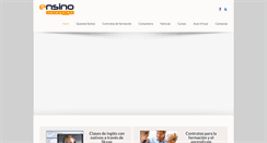 Desktop Screenshot of ensinoformacion.com